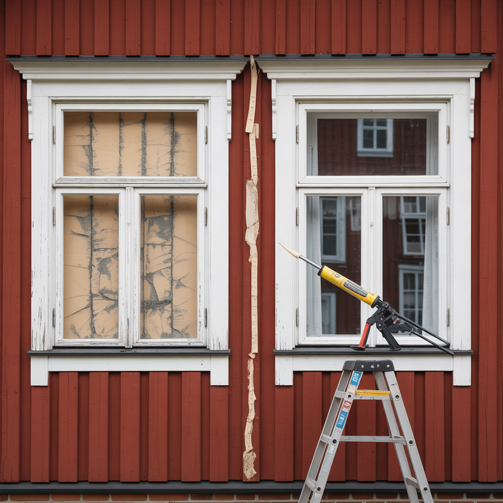kostnad for fogning runt fonster material arbetsatgang rotav